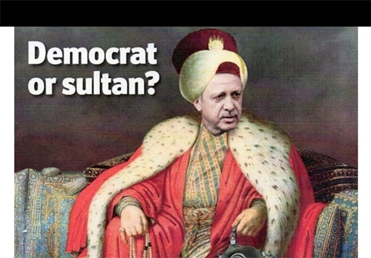 تصویر «سلطان اردوغان» بر روی جلد اکونومیست