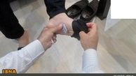 قاچاق موادمخدر در کف پا!
