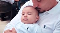 عکس پر احساس رضا قوچان نژاد و پسرش