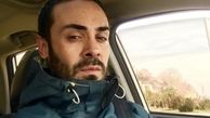 سلفی آقای بازیگر در ماشینش + عکس