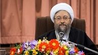 عکس/ دیدار آملی لاریجانی با رئیس شورای عالی قضایی عراق