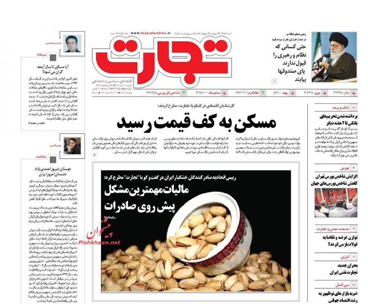 مسکن به کف قیمت رسید