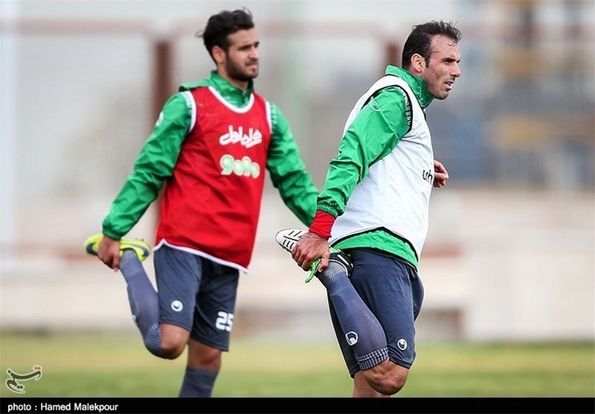 جلال حسینی در تمرین پرسپولیس حاضر شد