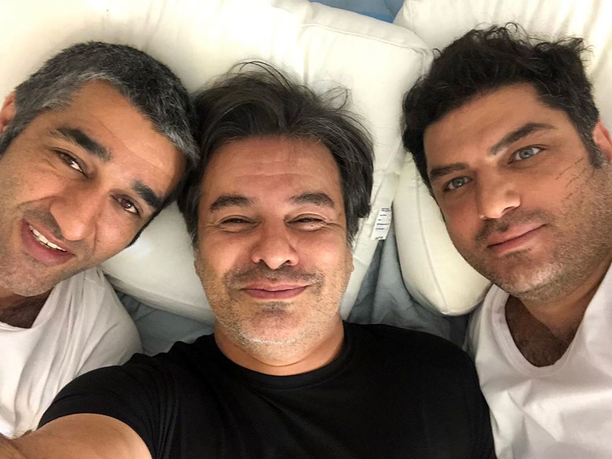 زوج نمکی سینما ایران بر بالین پیمان قاسمخانی+عکس