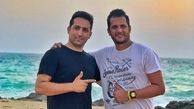 کیش گردی بازیگر مشهور و رفیقش + عکس