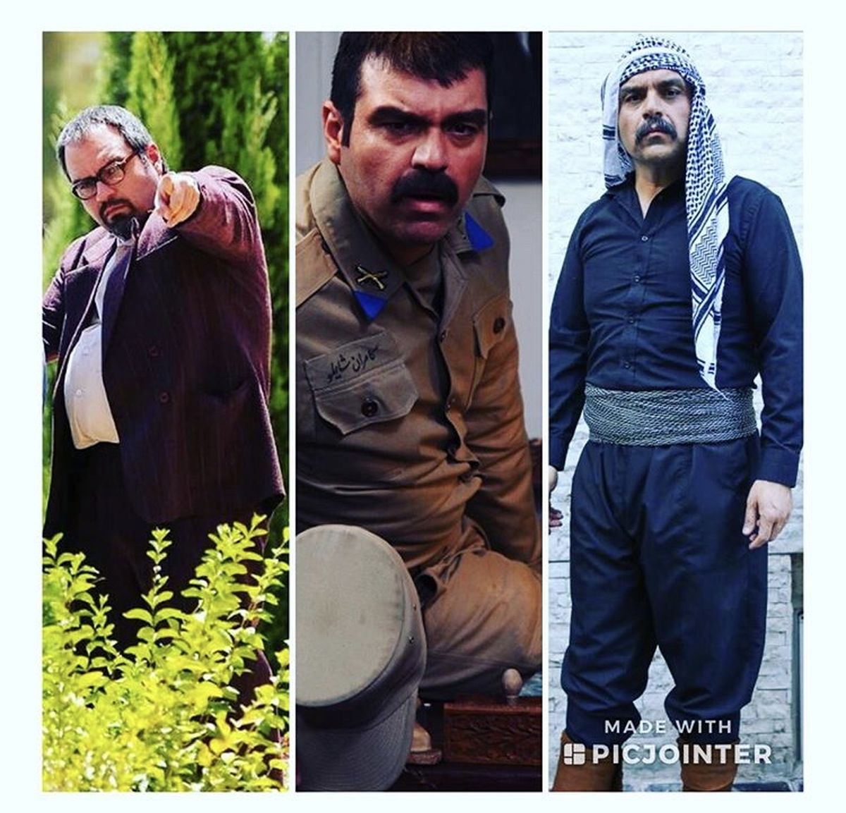شهرام قائدی با گریم‌هایی متفاوت + عکس