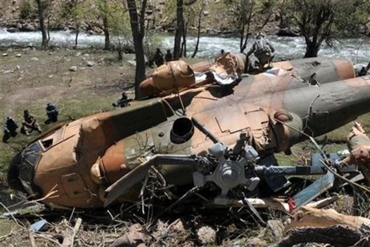 سقوط بالگرد ارتش افغانستان ۵ زخمی برجای گذاشت