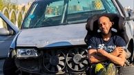بدلکار مشهور در صحنه بدلکاریش + عکس