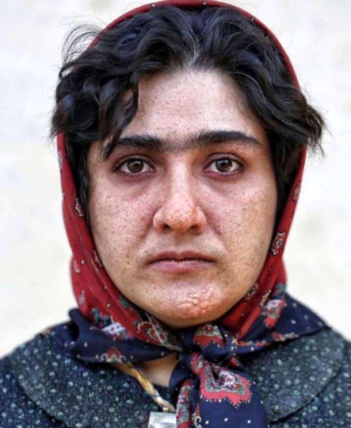 تصویری از گریم متفاوت و منحصر به فرد باران کوثری