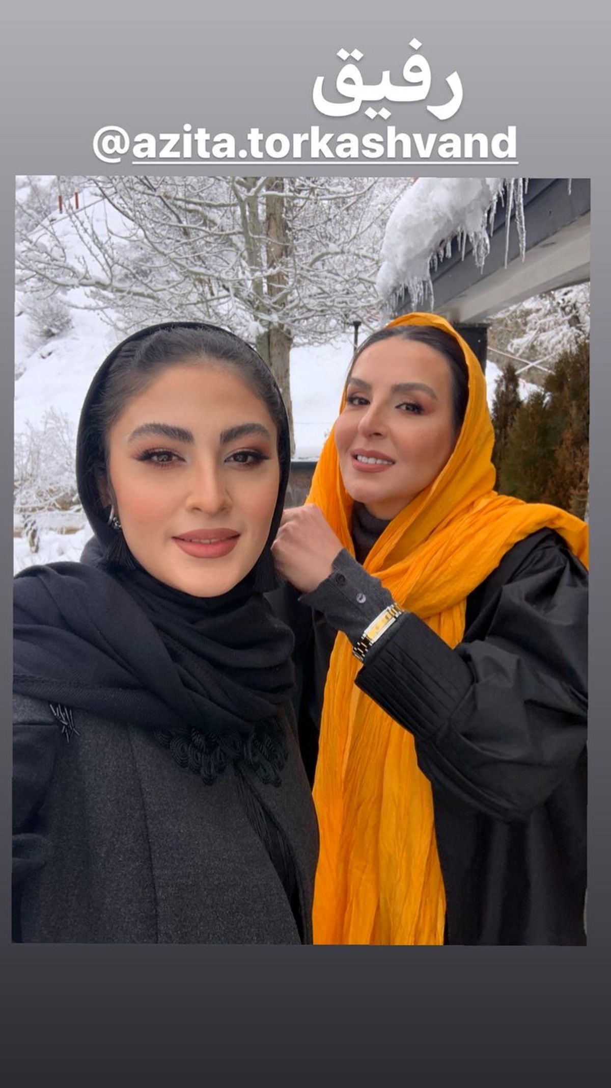 رفیق شفیق مریم مومن + عکس