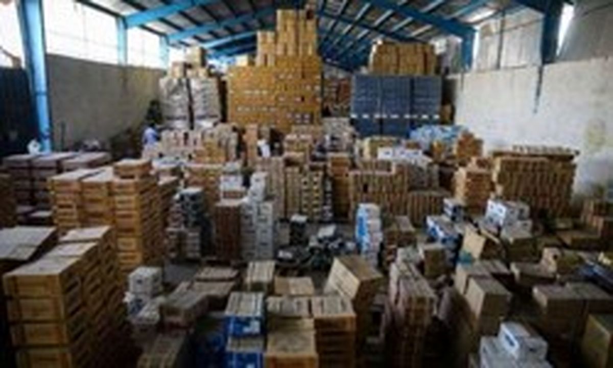 از کشف ۱۹۶ هزار کارتن پوشک تا ۶۱۷ تن برنج
