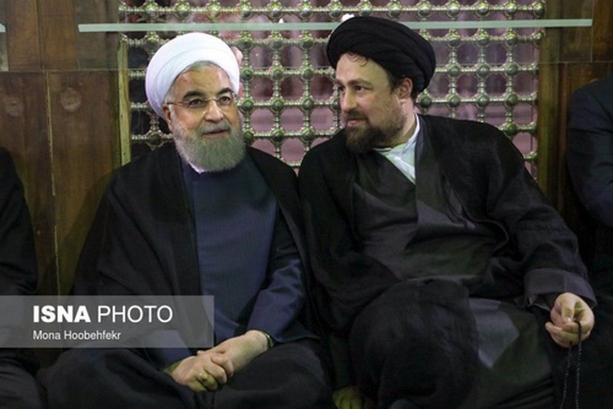 دیدار سیدحسن خمینی و حسن روحانی (عکس)