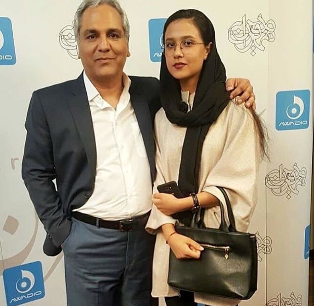 مهران مدیری و برادرزاده اش+عکس