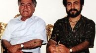 جوانی های بیژن امکانیان در کنار پدرش + عکس