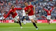 منچستریونایتد به پیروزی 2-1 مقابل تاتنهام دست یافت