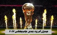 جدول گروه‌ بندی جام‌جهانی 2026 