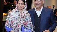 تیپ جذاب مهران مدیری در کنار دخترش