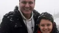 همسر سابق الهام چرخنده در کنار پسر زیبایش+عکس