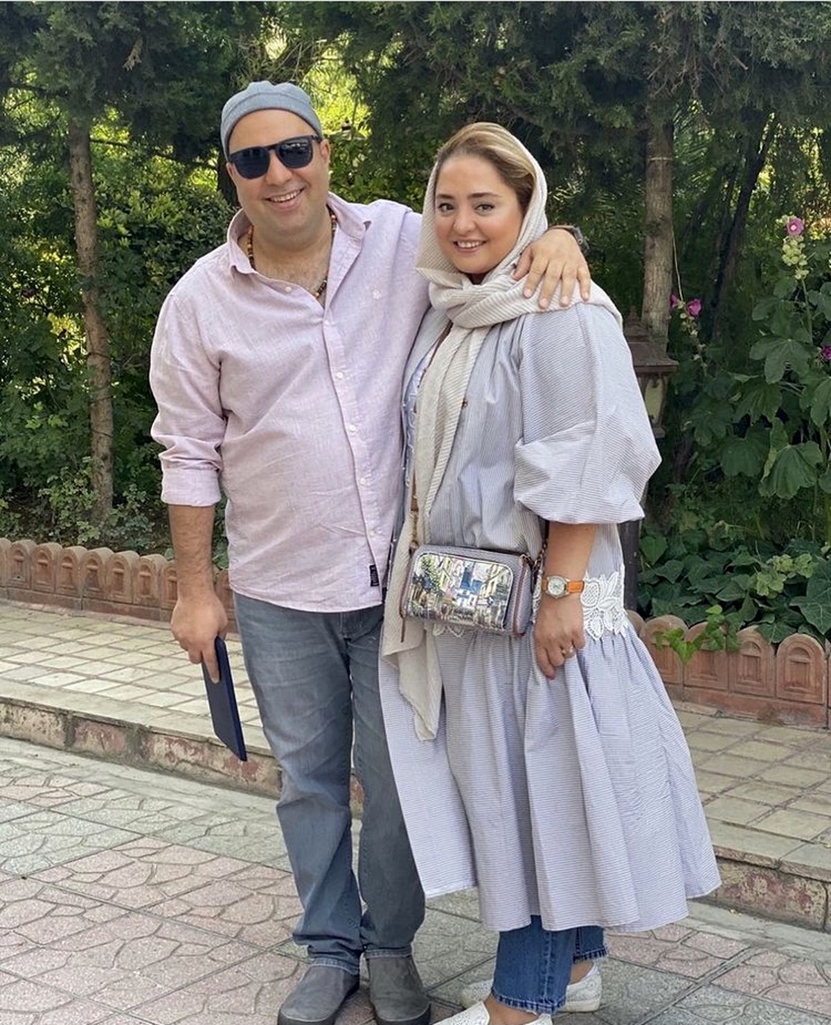 علی اوجی و همسرش + عکس