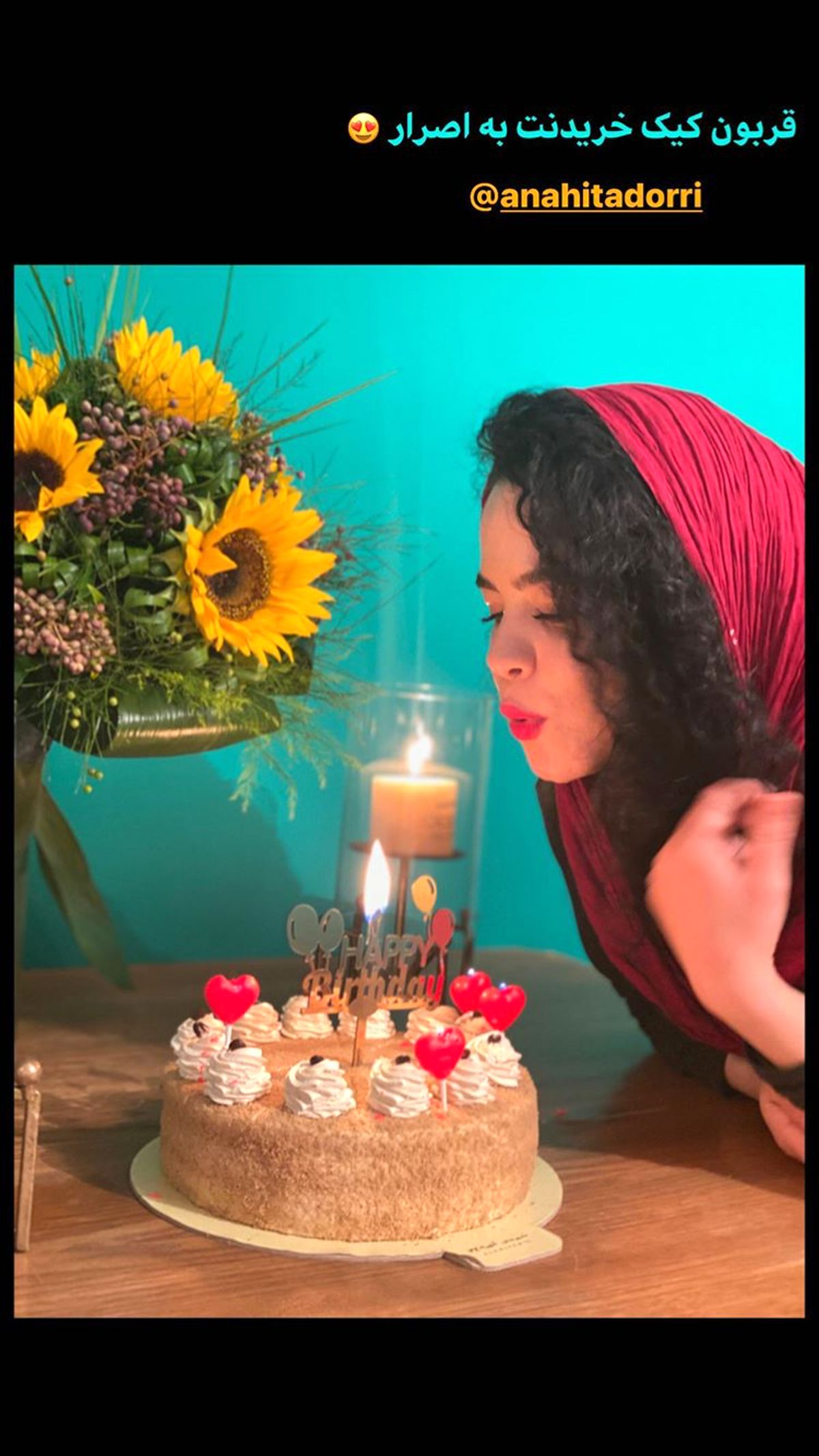 تولد ساده ملیکا شریفی نیا + عکس