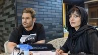 ساره بیات در پشت صحنه سریال گیسو + عکس