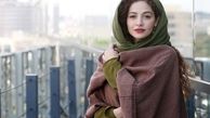 مهتاب ثروتی با شالی زیبا