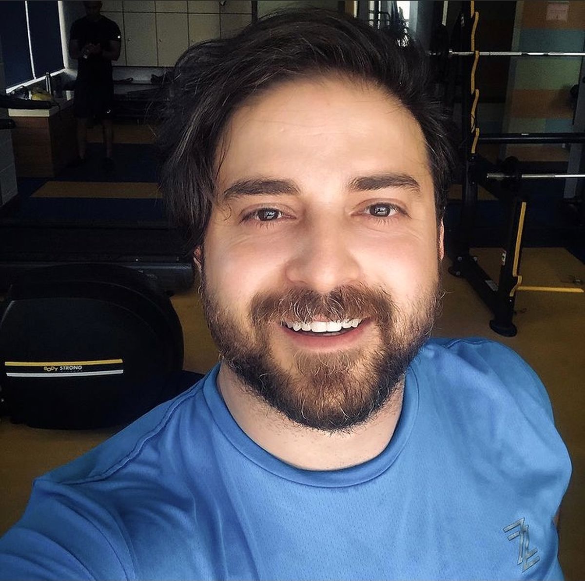 سلفی بابک جهانبخش در باشگاهش + عکس