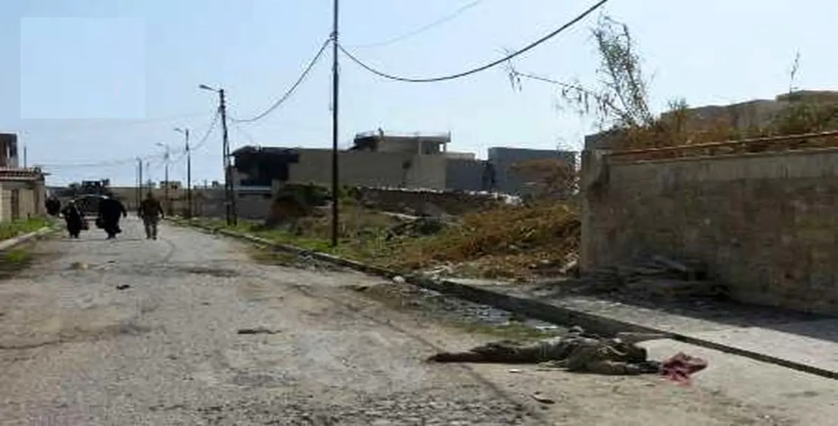 اجساد داعش در خیابان های موصل