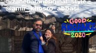 کوهنوردی بهاره رهنما و همسرش + عکس