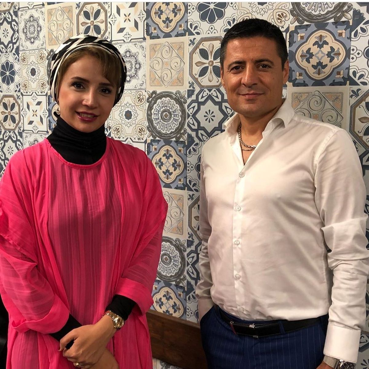 استایل خاص شبنم قلی خانی در کنار داور پرحاشیه!