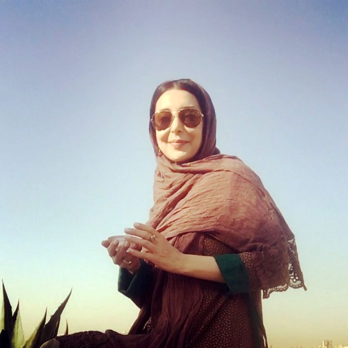 عکس از بازیگر زن آرام و ساده سینما