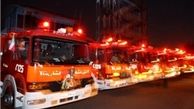 برخورد شدید سه دستگاه خودرو در بزرگراه تهران-کرج