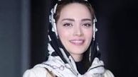 قهقه های شادمانه بهنوش طباطبایی/عکس