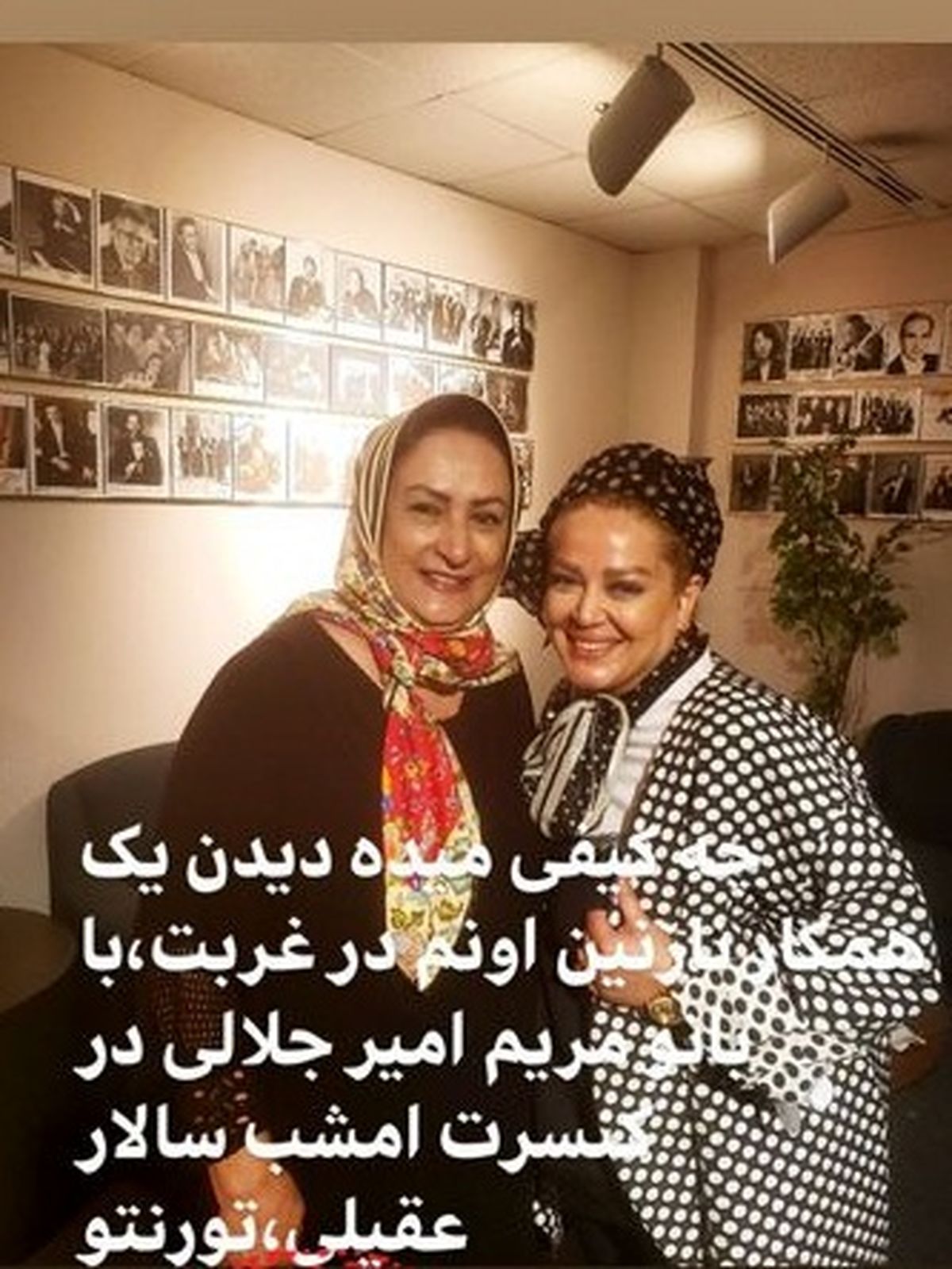 تیپ خالخالی بهاره رهنما در کنسرتی در کانادا+عکس
