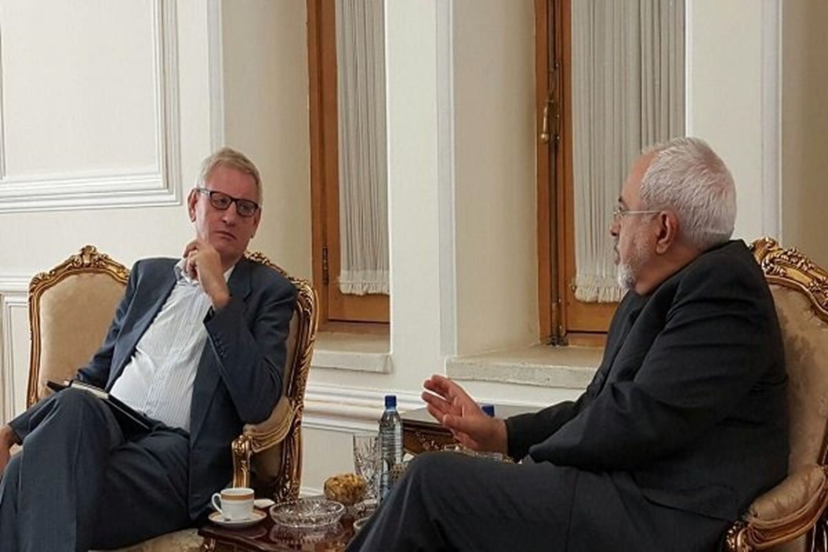 دیدار وزیر خارجه سابق سوئد با ظریف 