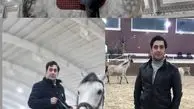 اسب سواری آقای بازیگر + عکس