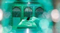 غبارروبی مضجع مطهر رضوی در سفر رهبر انقلاب به مشهد مقدس