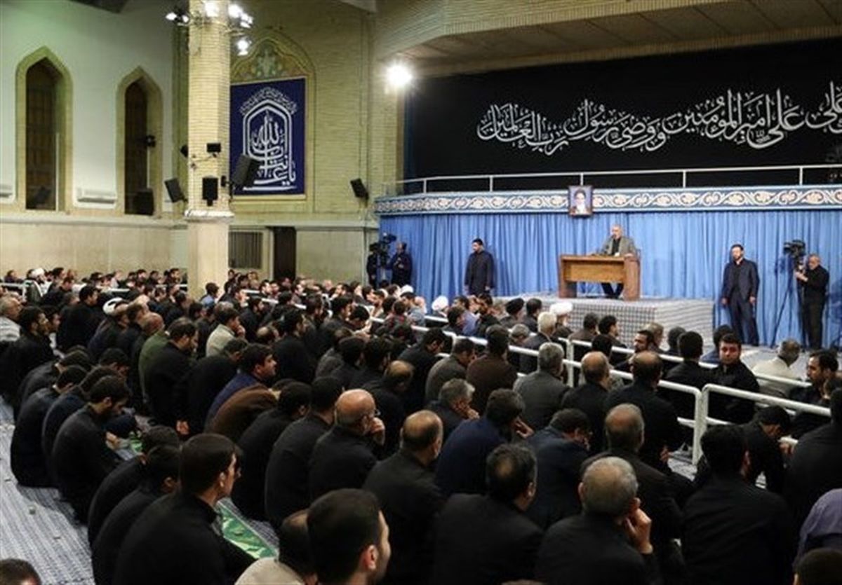 مراسم سوگواری شهادت امام علی(ع) در حضور رهبر معظم انقلاب 