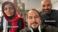 رضا داوودنژاد در پشت صحنه فیلم جدیدش + عکس