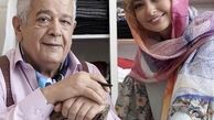نفیسه روشن و رضا فیاضی در یک فروشگاه + عکس