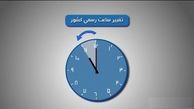 امشب ساعت رسمی کشور به عقب کشیده می شود 