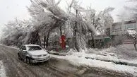 بارش پراکنده برف و باران در برخی محورهای استان ها