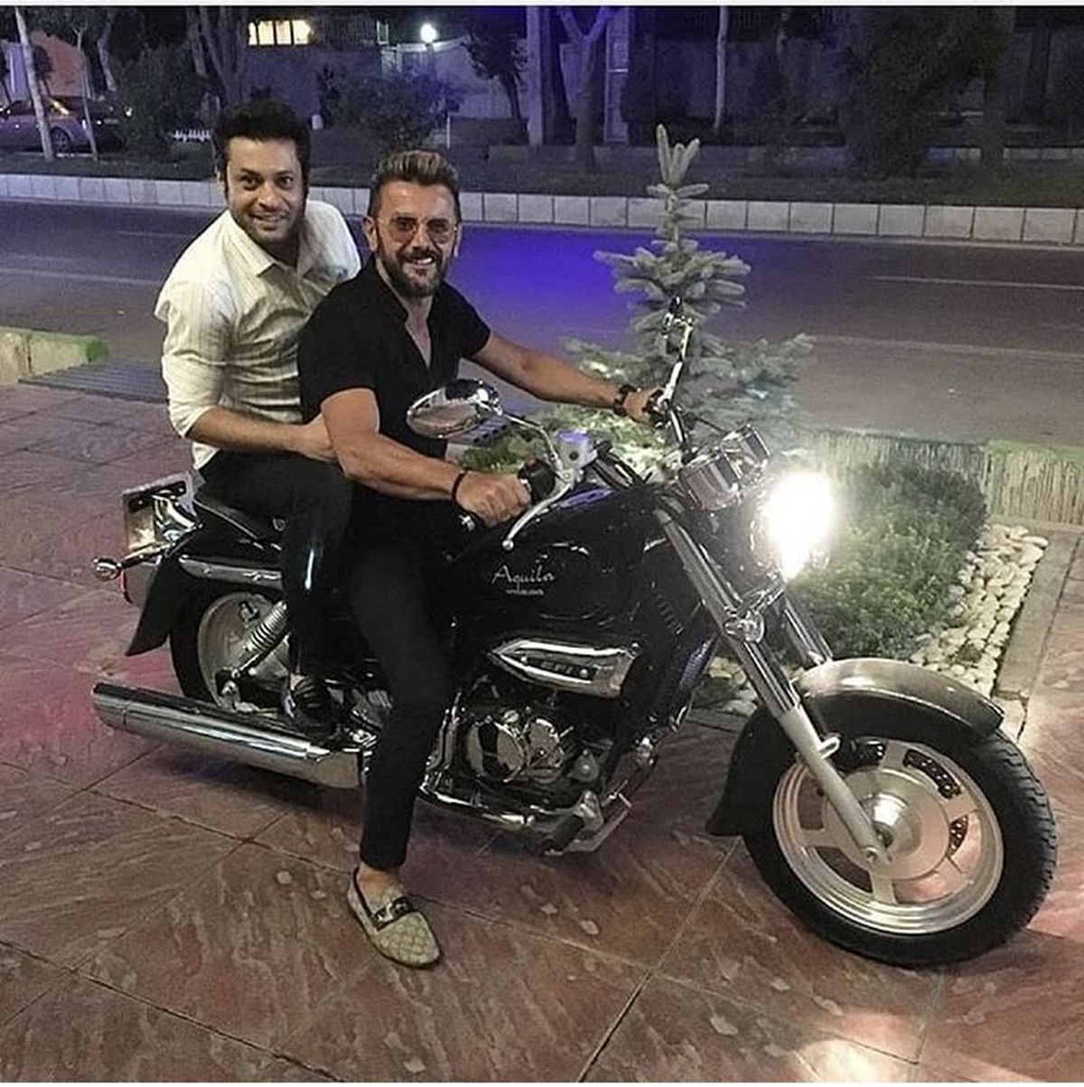 موتورسیکلت خفن امین حیایی + عکس