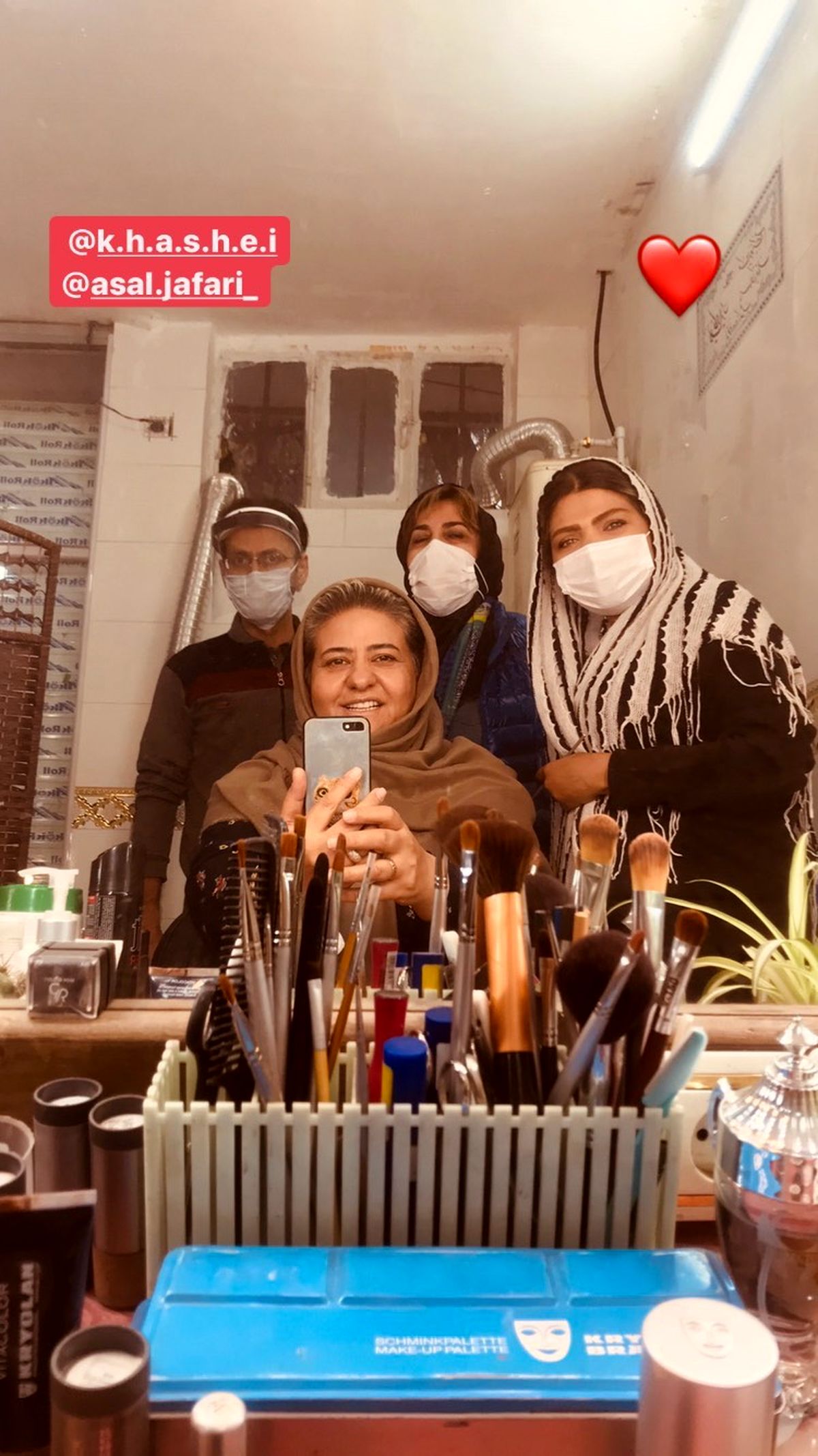 گریم کار جدید رابعه‌ اسکویی + عکس