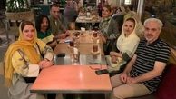 رستوران گردی فرهاد ایرانی و پدر زن و مادر زنش+عکس