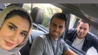 آخرین روز فیلمبرداری خانم بازیگر + عکس