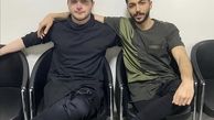 پسر امین حیایی در کنار بازیگر جوان سریال از سرنوشت + عکس