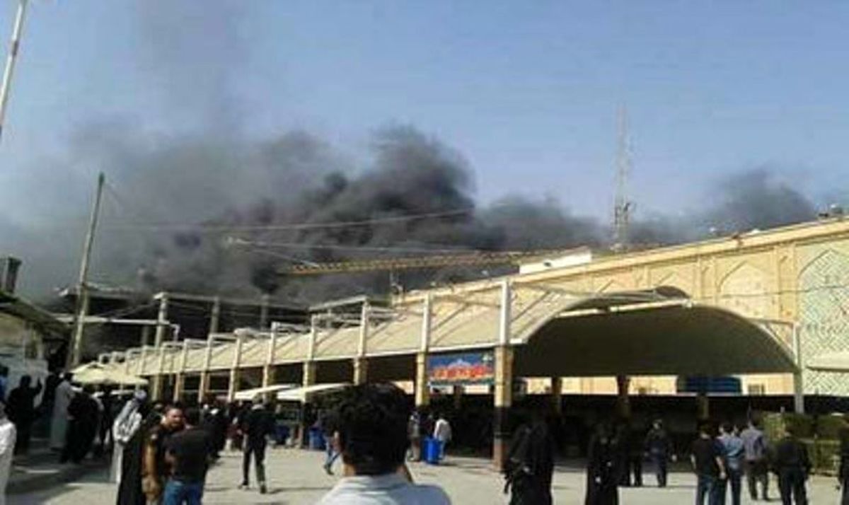 هتل زائران ایرانی در نجف دچار حریق شد