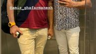 عکس جدید امیر غفارمنش و‌ دوستش 