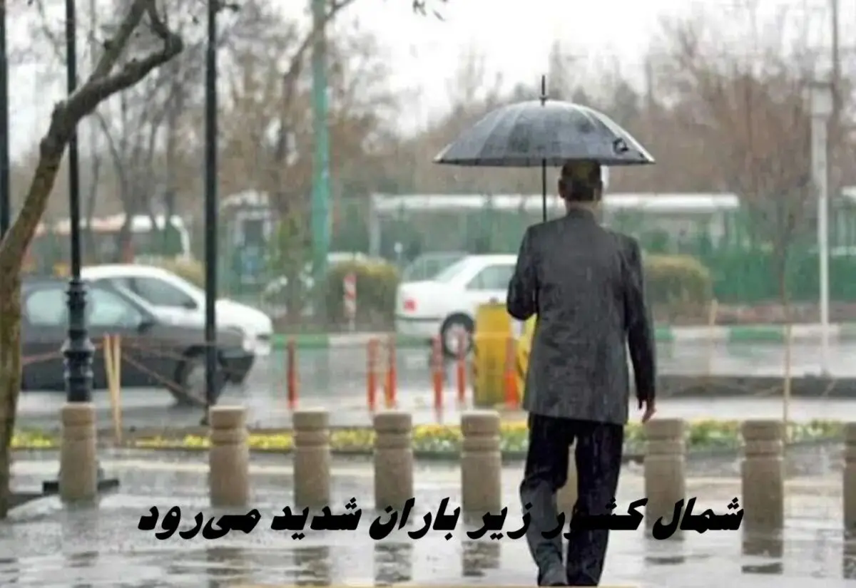 شمال کشور زیر باران شدید میرود